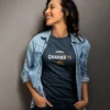 chica en camiseta color navy chica en camiseta color navy con diseño powerful charger r t 5 2