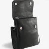 BOLSO para hombre o mujer NEGRO CON DOS CREMALLERAS