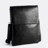 BOLSO HOMBRE NEGRO CON DOS CREMALLERAS front principal1