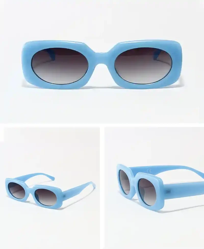 GAFAS de sol color azul claro con cristales de color negro y diseño moderno street fashion