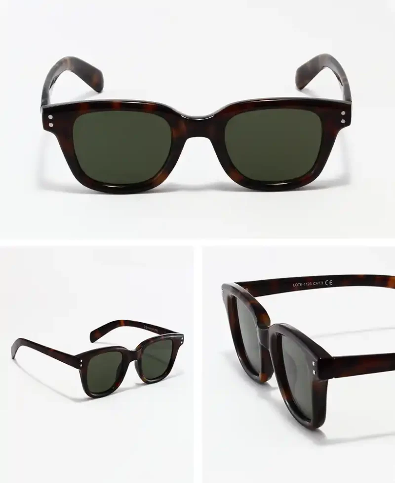 GAFAS de sol color maron con cristales de color maron y diseño moderno