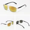 GAFAS de sol color dorado con cristales de color amarillo y diseño estylo hawkers