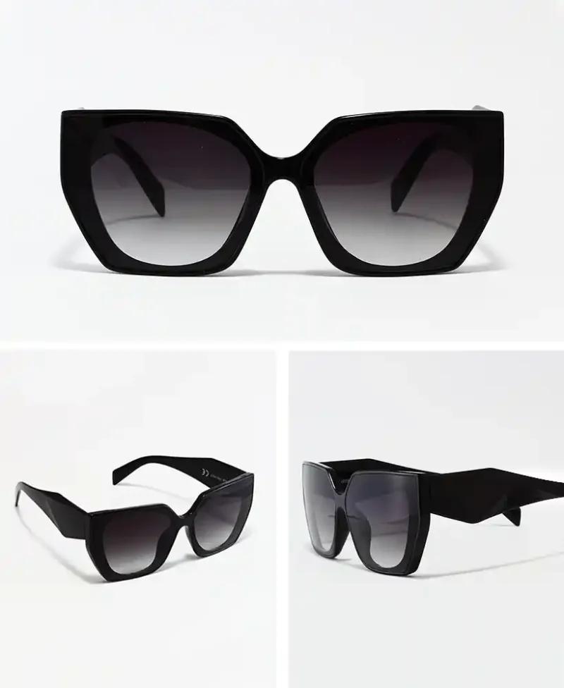 GAFAS de sol color negro con cristales de color negro y diseño estylo hawkers