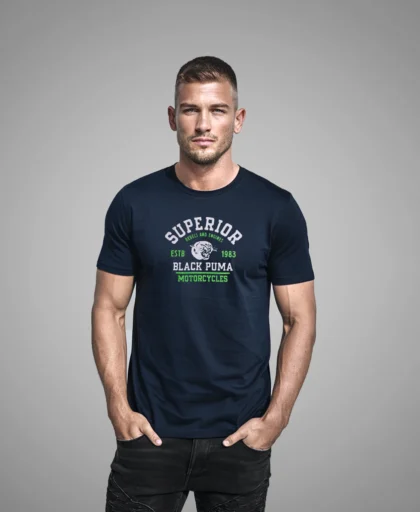 HOMBRE EN CAMISETA azul navy 1 9