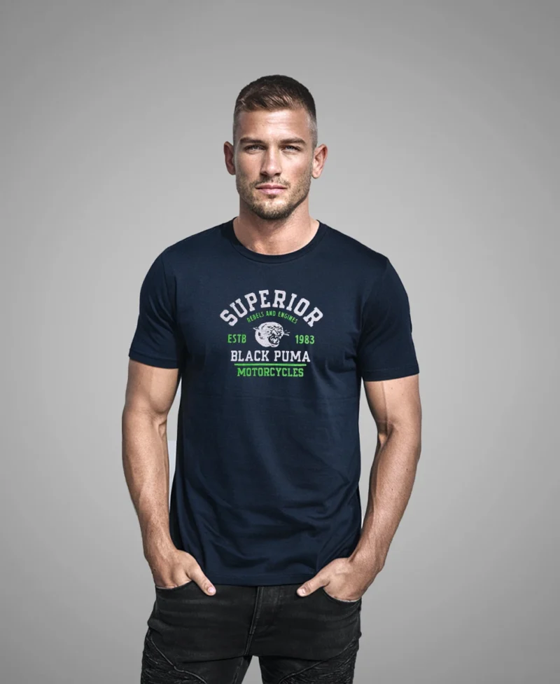 HOMBRE EN CAMISETA azul navy 1 9