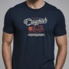 hombre en camiseta AZUL NAVY crab detalle hombre en camiseta AZUL NAVY crab detalle