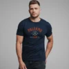hombre en camiseta azul marino gangster hombre en camiseta azul marino gangster