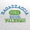 logo de ragazzaccia de color azul verde