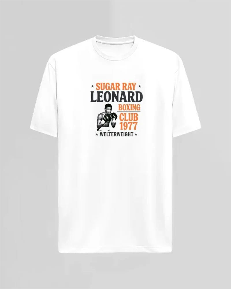 modelo en camiseta SUGAR RAY LEONARD 2