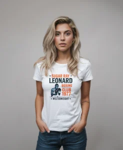 Marcas de la tienda Ditesia.com modelo en camiseta SUGAR RAY LEONARD